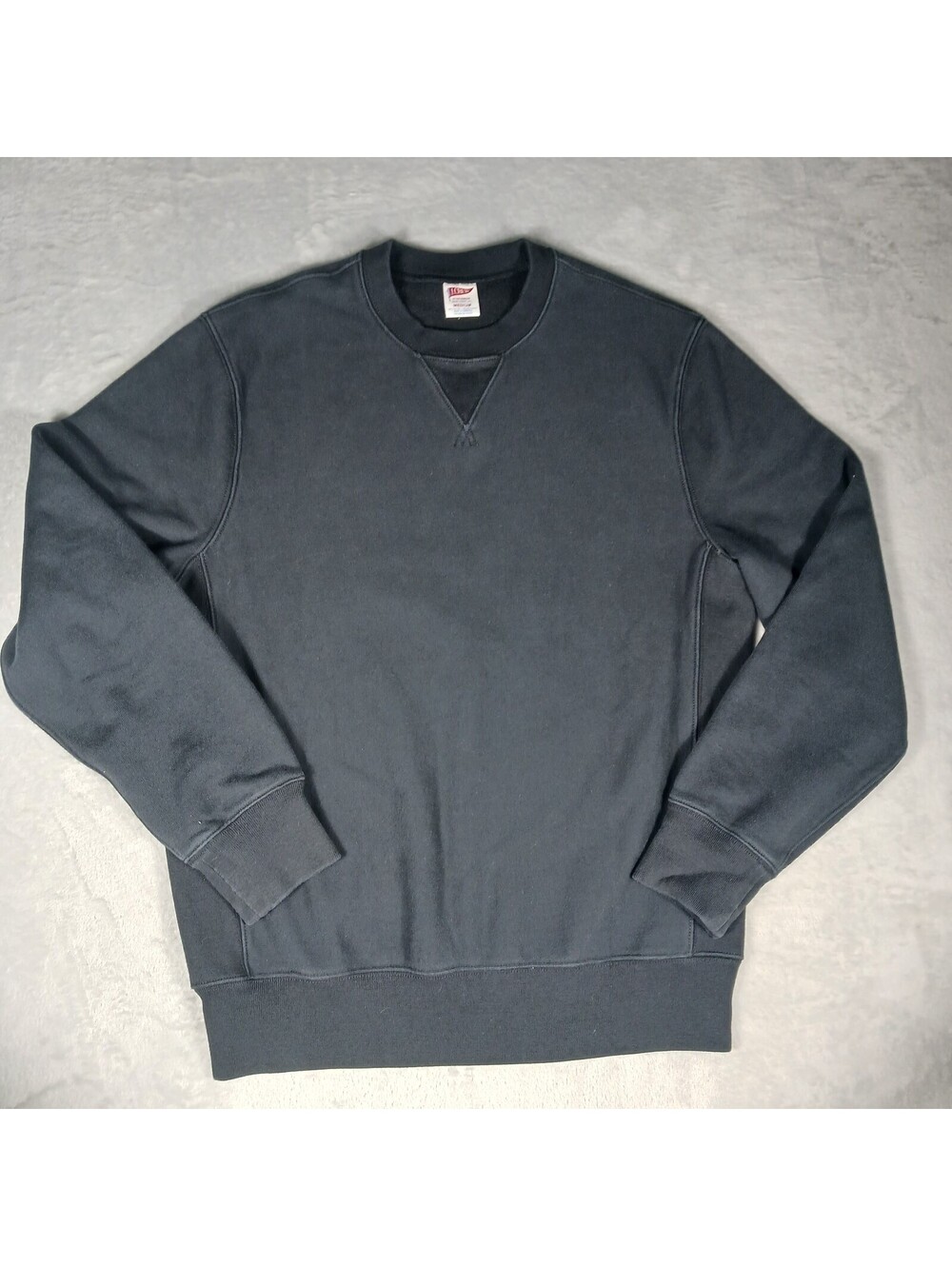 Vintage J Crew Pullover Crew Neck Men Medium Black  Casual Sportswear Sweatshirt